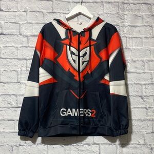 Gamers2 black  and Red Lightweight Jacket